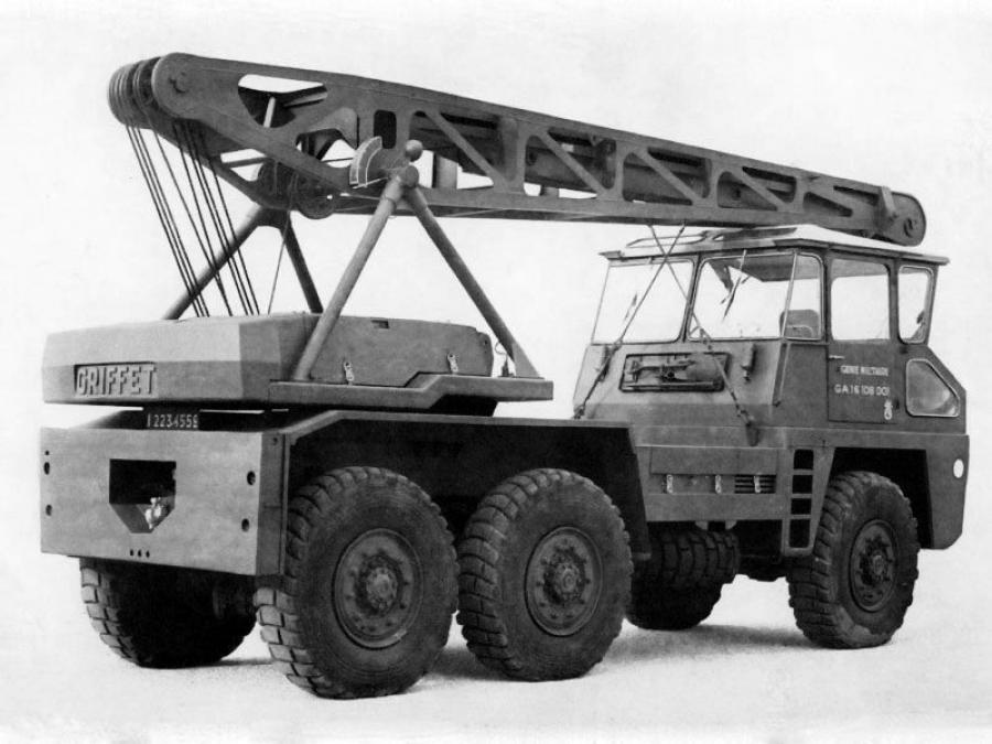  Berliet Griffet G8 6x6 Military Mobile Crane 1956 года  (фото 2 из 2)